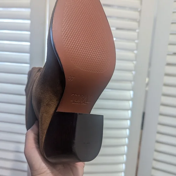 Revolve TORAL Slouch Boot In Brown - Picture 6 of 9